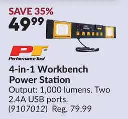 Princess Auto 4-in-1 Workbench Power Station offer