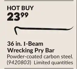 Princess Auto 36 in. I-Beam Wrecking Pry Bar offer