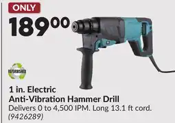 Princess Auto 1 in. Electric Anti-Vibration Hammer Drill offer