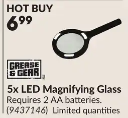 Princess Auto 5x LED Magnifying Glass offer