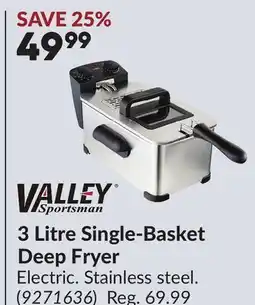 Princess Auto 3 Litre Single-Basket Deep Fryer offer