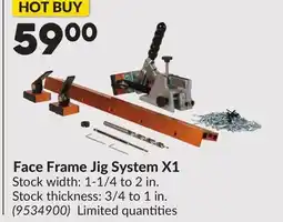 Princess Auto Face Frame Jig System X1 offer