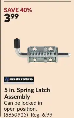 Princess Auto 5 in. Spring Latch Assembly offer