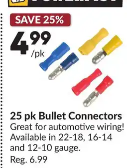 Princess Auto 25 pk Bullet Connectors offer