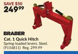 Princess Auto Cat. 1 Quick Hitch offer