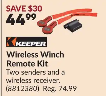 Princess Auto Wireless Winch Remote Kit offer