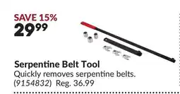 Princess Auto Serpentine Belt Tool offer