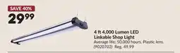Princess Auto 4 ft 4,000 Lumen LED Linkable Shop Light offer