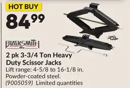 Princess Auto 2 pk 3-3/4 Ton Heavy Duty Scissor Jacks offer