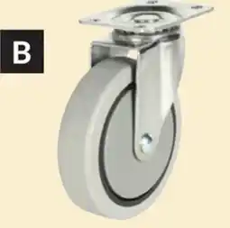Princess Auto 4 in. Thermoplastic-Rubber Swivel Casters offer
