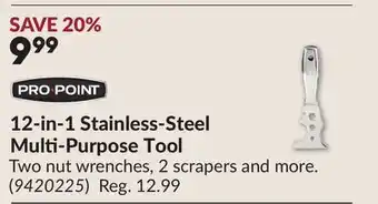 Princess Auto 12-in-1 Stainless-Steel Multi-Purpose Tool offer