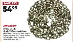 Princess Auto 3/8 in. x 16 Grade 70 Transport Chain offer