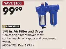 Princess Auto 3/8 in. Air Filter and Dryer offer