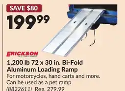 Princess Auto 1,200 lb 72 x 30 in. Bi-Fold Aluminum Loading Ramp offer