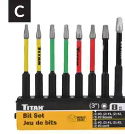 Princess Auto 0, 1, 2 and 3 Square 8 pc 3 in. Power Impact Bit Sets offer