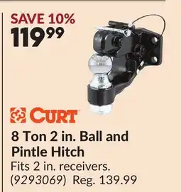 Princess Auto 8 Ton 2 in. Ball and Pintle Hitch offer