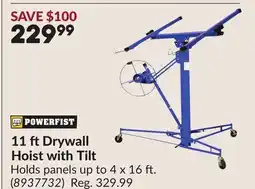 Princess Auto 11 ft Drywall Hoist with Tilt offer