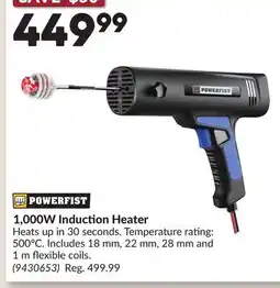 Princess Auto 1,000W Induction Heater offer