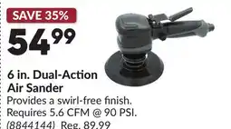 Princess Auto 6 in. Dual-Action Air Sander offer
