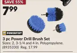 Princess Auto 3 pc Power Drill Brush Set offer