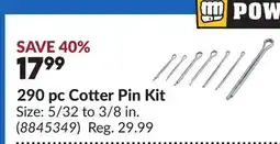 Princess Auto 290 pc Cotter Pin Kit offer