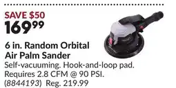 Princess Auto 6 in. Random Orbital Air Palm Sander offer