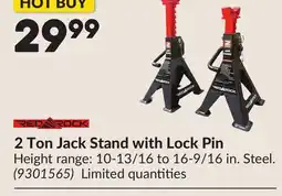 Princess Auto 2 Ton Jack Stand with Lock Pin offer