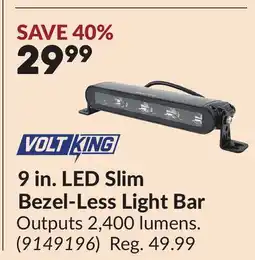 Princess Auto 9 in. LED Slim Bezel-Less Light Bar offer