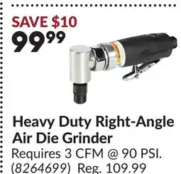Princess Auto Heavy Duty Right-Angle Air Die Grinder offer