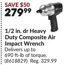 Princess Auto 1/2 in. dr Heavy Duty Composite Air Impact Wrench offer