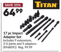 Princess Auto 17 pc Impact Adapter Set offer