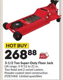 Princess Auto 3-1/2 Ton Super-Duty Floor Jack offer