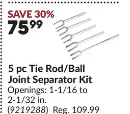 Princess Auto 5 pc Tie Rod/Ball Joint Separator Kit offer