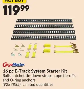 Princess Auto 16 pc E-Track System Starter Kit offer