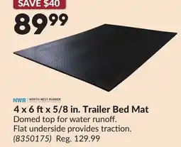 Princess Auto 4 x 6 ftx 5/8 in. Trailer Bed Mat offer
