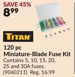 Princess Auto 120 pc Miniature-Blade Fuse Kit offer