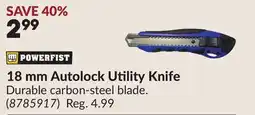 Princess Auto 18 mm Autolock Utility Knife offer