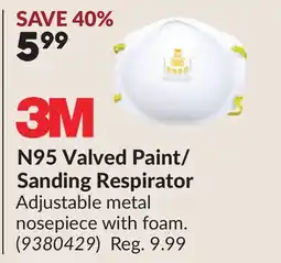 Princess Auto N95 Valved Paint/ Sanding Respirator offer