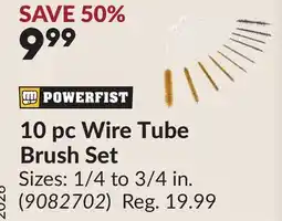 Princess Auto 10 pc Wire Tube Brush Set offer