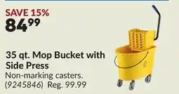 Princess Auto 35 qt. Mop Bucket with Side Press offer