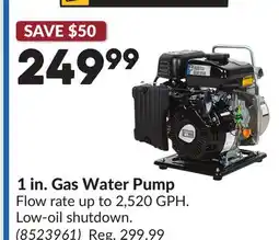 Princess Auto 1 in. Gas Water Pump offer