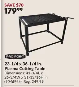 Princess Auto 23-1/4 x 36-1/4 in. Plasma Cutting Table offer