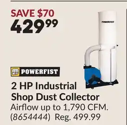 Princess Auto 2 HP Industrial Shop Dust Collector offer