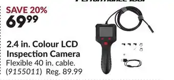 Princess Auto 2.4 in. Colour LCD Inspection Camera offer