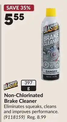 Princess Auto Non-Chlorinated Brake Cleaner offer