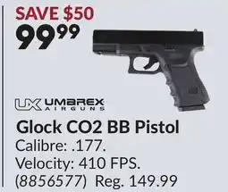 Princess Auto Glock CO2 BB Pistol offer