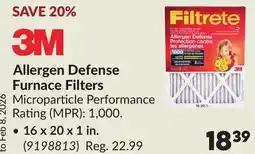 Princess Auto 16 x 20 x 1 in. Allergen Defense Furnace Filters offer
