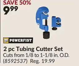 Princess Auto 2 pc Tubing Cutter Set offer