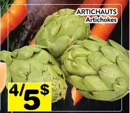 Supermarché PA ARTICHAUTS | Artichokes offer