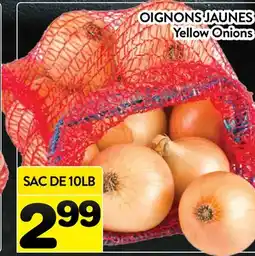 Supermarché PA OIGNONS JAUNES | Yellow Onions offer
